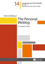 From the Bibliography: The Personal Weblog: A Linguistic History