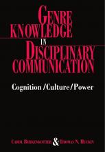 From the Bibliography: Genre Knowledge in Disciplinary Communication (1995) by Berkenkotter and Huckin